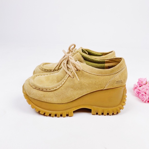 Skechers Shoes - Vintage Skechers Chunky Platform Boots Shoes